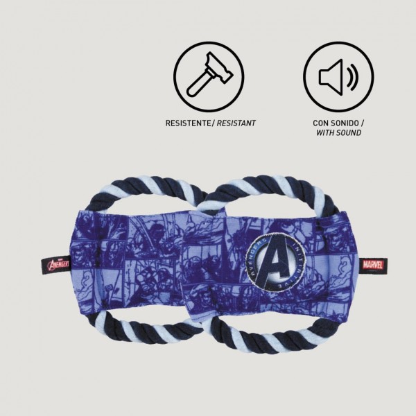 CUERDA DENTAL PARA PERRO AVENGERS