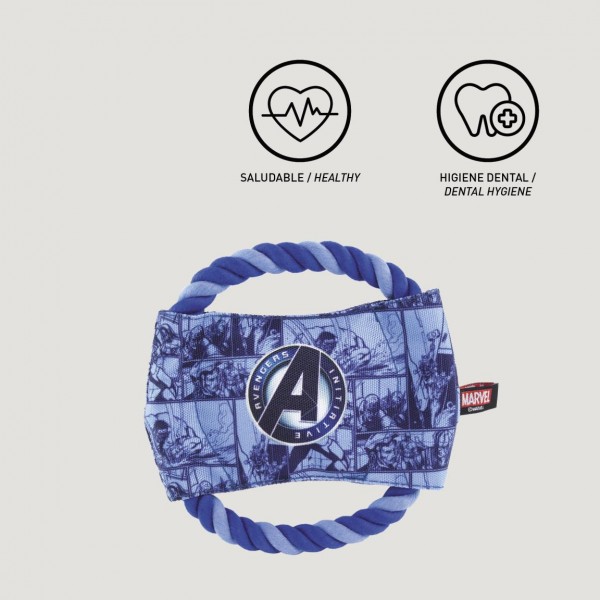 CUERDA DENTAL PARA PERRO AVENGERS