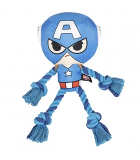 CUERDA DENTAL PARA PERRO AVENGERS CAPITAN AMERICA