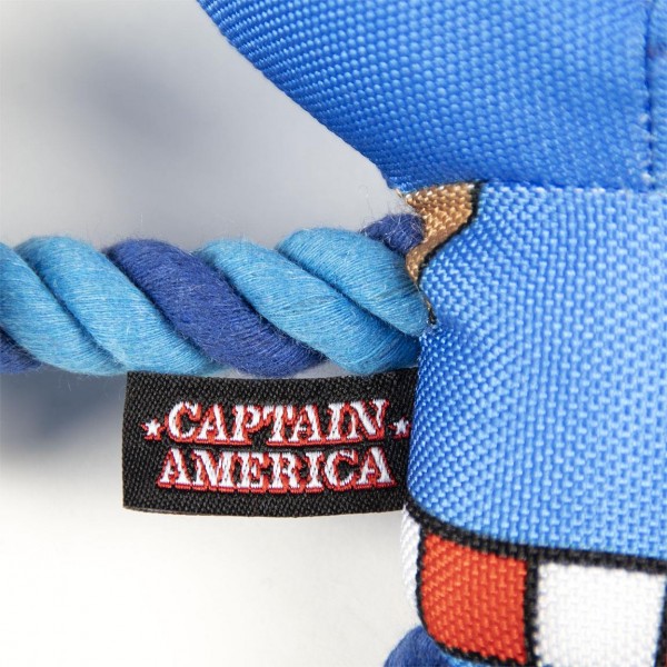 CUERDA DENTAL PARA PERRO AVENGERS CAPITAN AMERICA