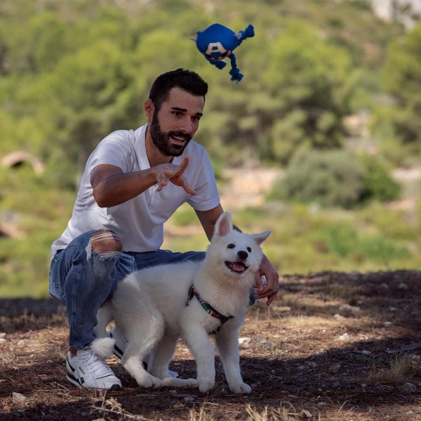 CUERDA DENTAL PARA PERRO AVENGERS CAPITAN AMERICA