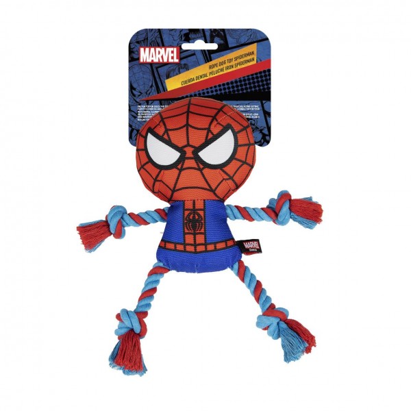 CUERDA DENTAL PARA PERRO SPIDERMAN