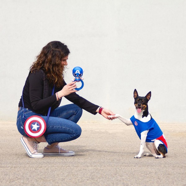 MORDEDOR PARA PERRO AVENGERS CAPITAN AMERICA