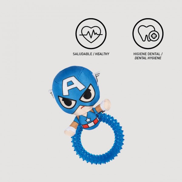MORDEDOR PARA PERRO AVENGERS CAPITAN AMERICA