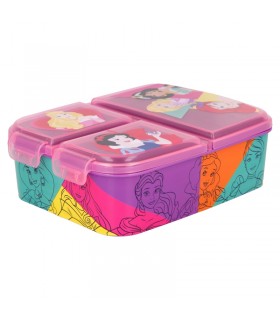 CAJA DE SANDWICH MULTI COMPARTIMENTO DISNEY PRINCESS