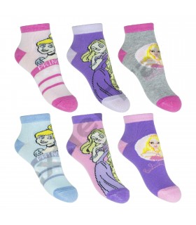 Princesas 3 pack calcetines de tobillo