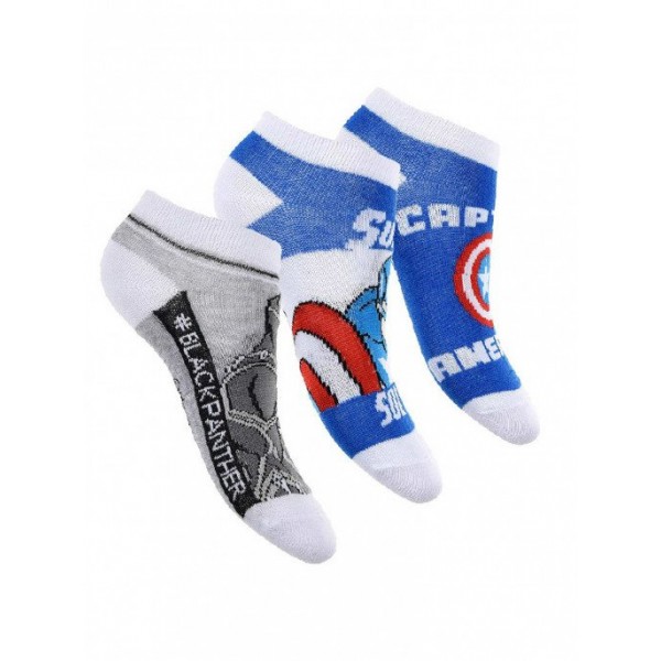 PACK 3 CALCETINES TOBILLEROS LOS VENGADORES