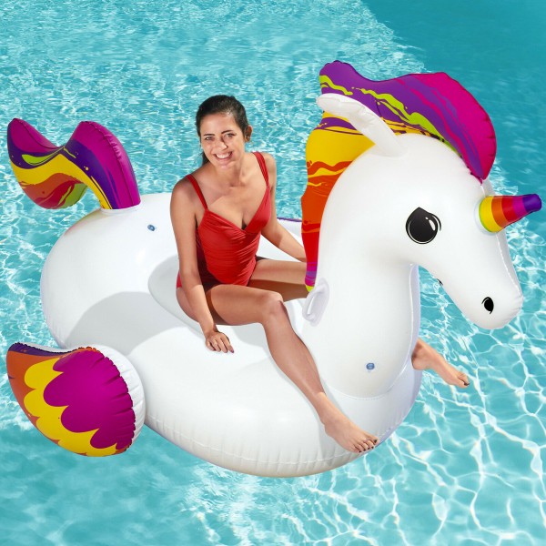 Unicornio de Fantasía Hinchable Bestway Supersized