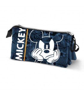 Portatodo Blue Mickey Disney triple