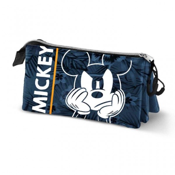 Portatodo Blue Mickey Disney triple