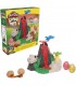 Volcán Isla Lava Bones con masa HydroGlitz de Play-Doh Slime