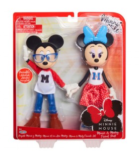 Pack 2 muñecas Minnie and Mickey Mouse 24cm