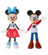 Pack 2 muñecas Minnie and Mickey Mouse 24cm