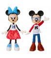 Pack 2 muñecas Minnie and Mickey Mouse 24cm