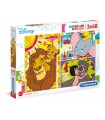 Disney Classic - 3x48 piezas - Supercolor Puzzle