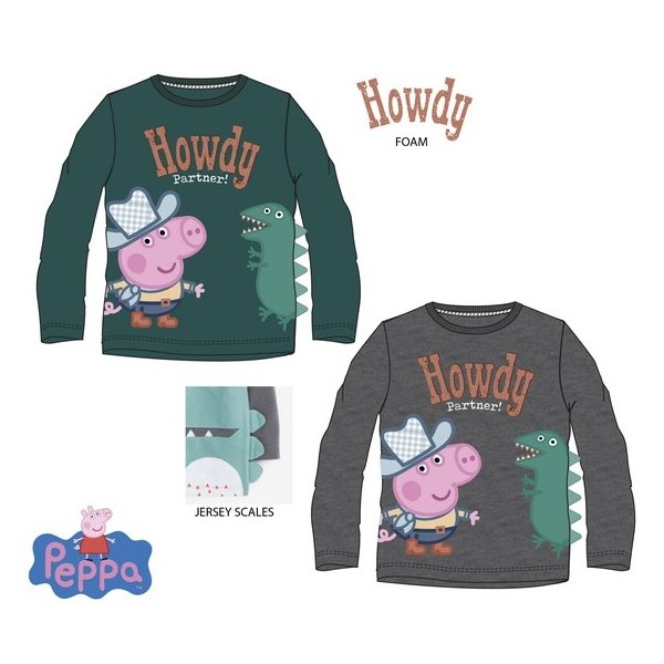 CAMISETA MANGA LARGA PEPPA PIG
