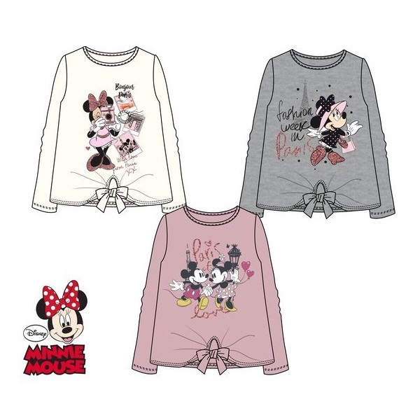 CAMISETA MANGA LARGA MINNIE
