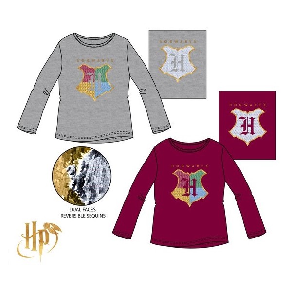 CAMISETA MANGA LARGA HARRY POTTER