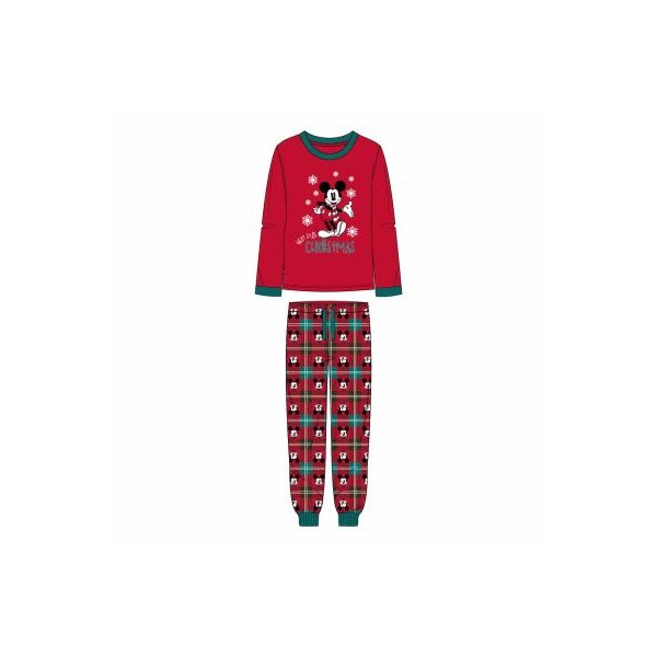 PIJAMA ADULTO LARGO MICKEY