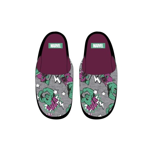 ZAPATILLAS DE CASA ABIERTA AVENGERS HULK