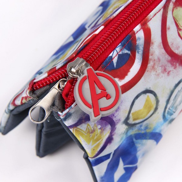 ESTUCHE/PORTATODO PLANO 3 COMPARTIMENTOS AVENGERS