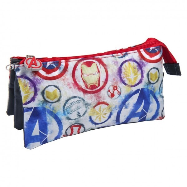 ESTUCHE/PORTATODO PLANO 3 COMPARTIMENTOS AVENGERS