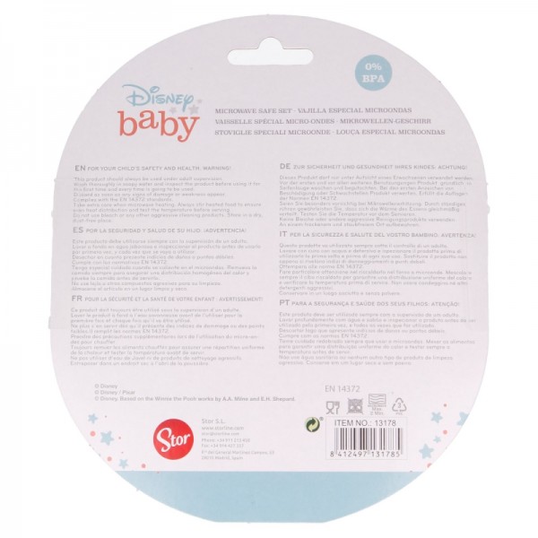 SET MICRO BEBE 2 PCS. (CUENCO Y CUCHARA) COOL LIKE MICKEY