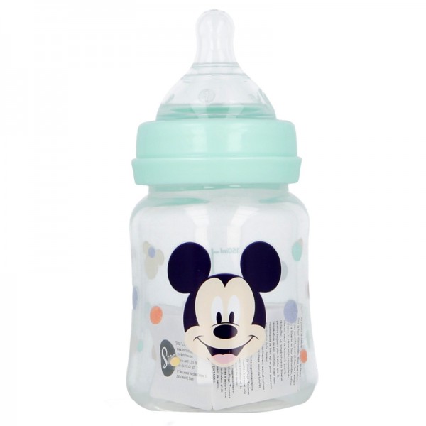 BIBERON CUELLO ANCHO 150 ML TETINA SILICONA 3 POSICIONES COOL LIKE