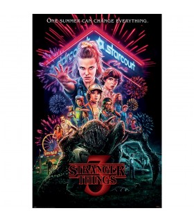 POSTER STRANGER THINGS SUMMER OF 85