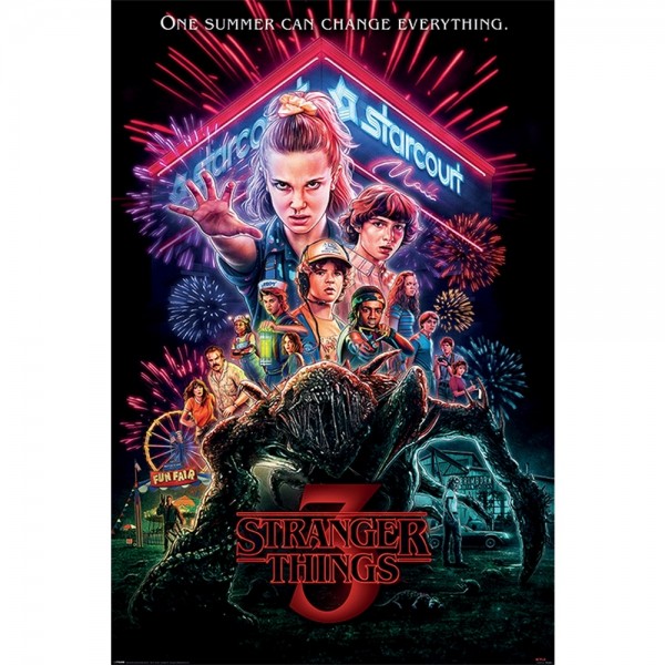 POSTER STRANGER THINGS SUMMER OF 85