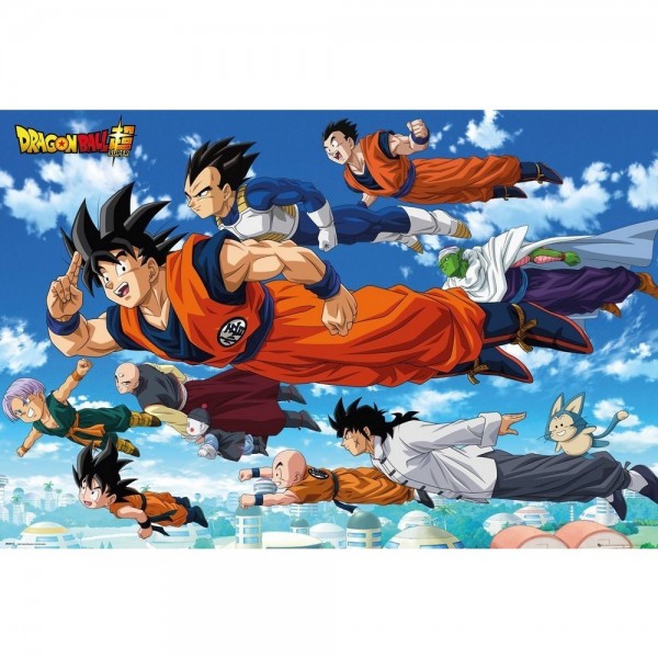 POSTER DRAGON BALL SUPER FLYING