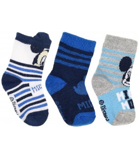 Pack 3 calcetines Bebé Mickey