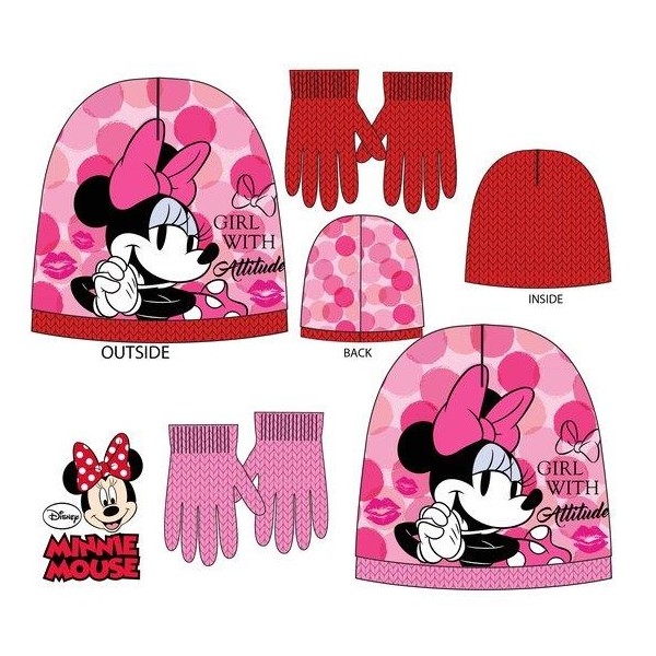 GORRO + GUANTE MINNIE