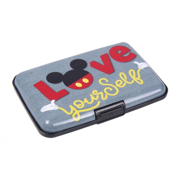 CARTERA TARJETERO RIGIDO MICKEY