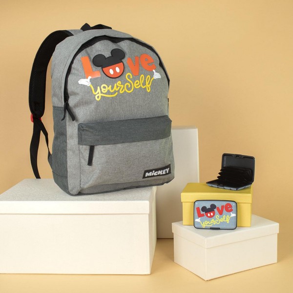 CARTERA TARJETERO RIGIDO MICKEY