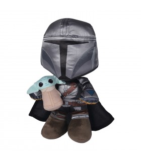 STAR WARS PELUCHE MANDALORIAN AND CHILD