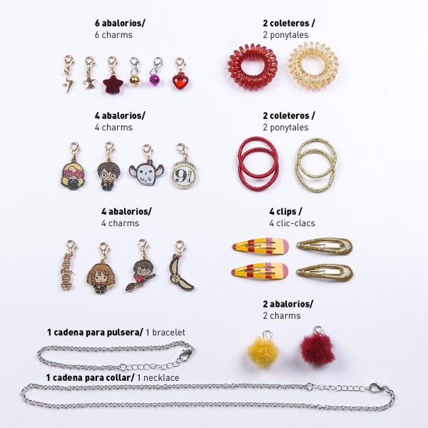 SET DE BELLEZA ACCESORIOS 24 PIEZAS HARRY POTTER