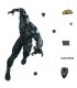 Pegatinas decorativas gigante Avengers Black Panther