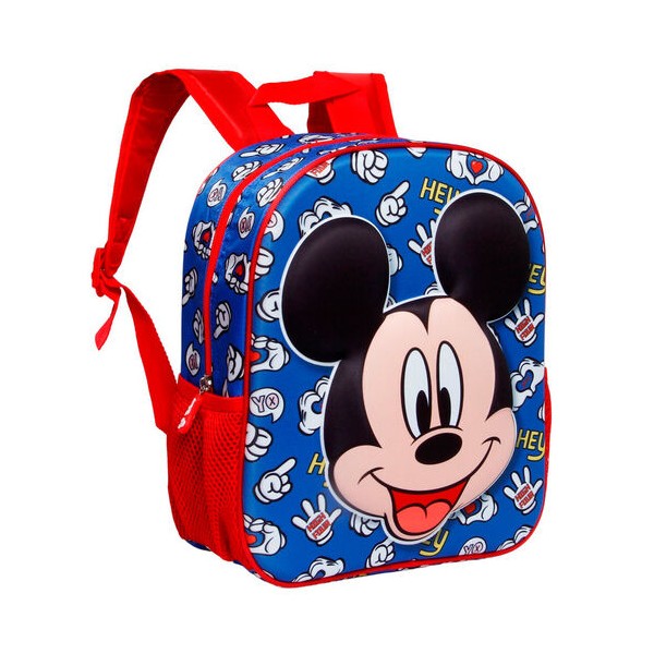 Mochila 3D Grins Mickey Disney 31cm