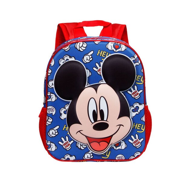 Mochila 3D Grins Mickey Disney 31cm