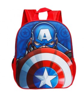 Mochila 3D Patriot Capitan America Marvel 31cm