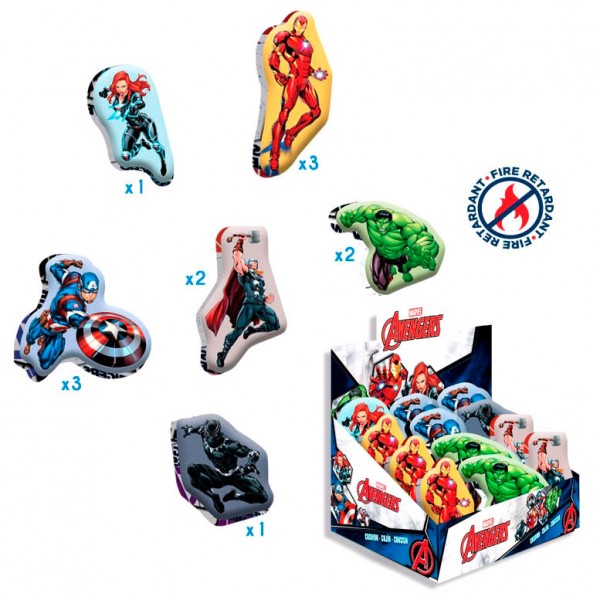 Mini cojin Vengadores Avengers Marvel surtido