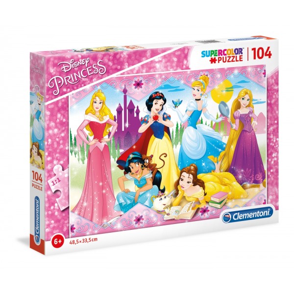 Disney Princess - 104 piezas - Supercolor Puzzle