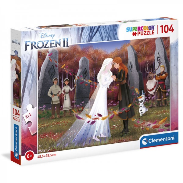 Disney Frozen 2 - 104 piezas - Supercolor Puzzle
