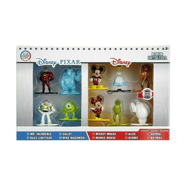 Set 10 figuras Nano Metalfigs Disney Pixar 4cm