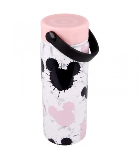 BOTELLA ACERO INOXIDABLE TERMO CON ASA 530 ML | MICKEY