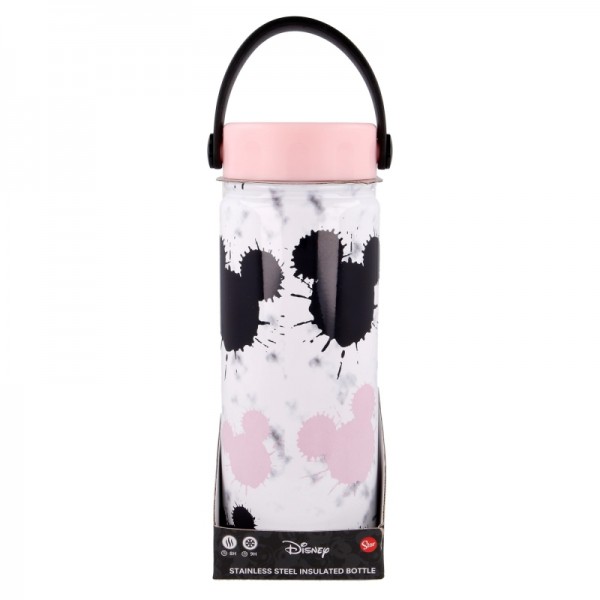 BOTELLA ACERO INOXIDABLE TERMO CON ASA 530 ML | MICKEY