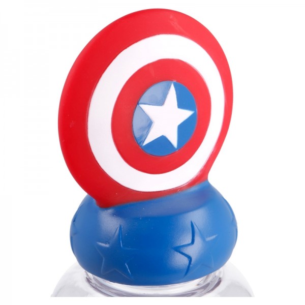 BOTELLA FIGURITA 3D 560 ML | CAPTAIN AMERICA COLLAGE