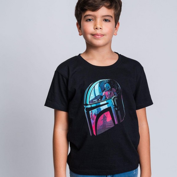 CAMISETA CORTA SINGLE JERSEY PUNTO THE MANDALORIAN