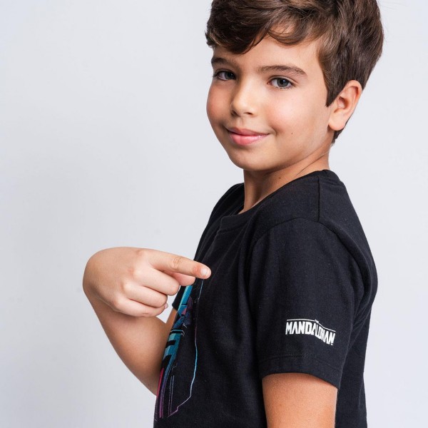 CAMISETA CORTA SINGLE JERSEY PUNTO THE MANDALORIAN
